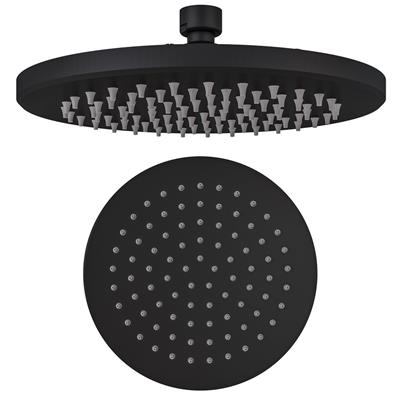 Meriden 10" (250mm) Round Easy Clean Shower Head - Matt Black