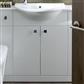 Oslo Slimline Basin Unit White