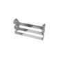 Flat Triple Towel Hanger 375mm Polished Stainless Steel