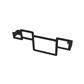 Square Towel Hanger 470mm Matt Black