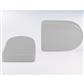 D Shape Vent Cap (pair) Grey