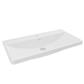 Cavone 80cm x 43cm 1 Tap Hole Ceramic Basin - Gloss White