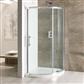 Volente Bow Fronted 900mm x 900mm Quadrant Shower Tray for 58.008 Shower Enclosure - White