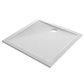  Corsair Anti Slip 800 x 800mm Square 25mm Shower Tray - White 