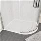  Corsair Anti-Slip 1100 x 800mm Offset Quad Right Hand (RH) 25mm Shower Tray - White 