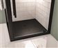  Crossland  800 x 800mm Square  Shower Tray with Slate Finish  - Black