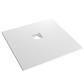  Crossland  900 x 900mm Square  Shower Tray with Slate Finish - White