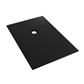  Crossland  1000 x 800mm Rectangular Shower Tray with Slate Finish - Black