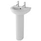 Dura 690mm Full Pedestal - White