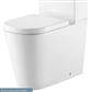 Metro Short Projection Close Coupled Back To Wall Rimless WC Pan with Fixings - White