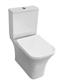 Beddington Close Coupled Eco Vortex WC Pan with Fixings - White