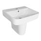 Beddington Semi Pedestal with Fixings - White