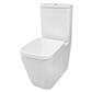 Sudbury Close Coupled Back To Wall Eco Vortex WC Pan with Fixings - White