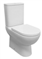 Osterley Comfort Height Back To Wall Eco Vortex WC Pan with Fixings - White