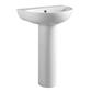 Osterley 47cm x 57cm 1 Tap Hole Ceramic Basin - White