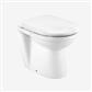 Kompact Back To Wall WC Pan - White