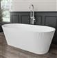 Sandford 1500x740x580mm (440mm Depth) Freestanding Bath -  White