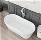 Sandford 1650x740x580mm (445mm Depth) Freestanding Bath -  White