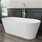 Sandford 1650x740x580mm (445mm Depth) Freestanding Bath -  White