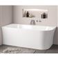 Radcot 1650 x 750 x 590mm (450mm Depth) Left Hand (LH) Bath - White