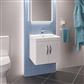 Cavone 60CM 2 Door Basin Vanity Unit - Gloss White