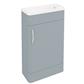 Cavone 50CM 1 Door Basin Vanity Unit - Matt Grey