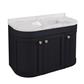 Hardwick 90CM 3 Door Basin Vanity Unit - Anthracite