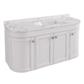 Hardwick 120CM 4 Door Single Bowl Basin Vanity Unit - Matt White