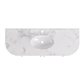 Hardwick Traditional 120cm x 44cm 1 Tap Hole Quartz Basin - White