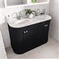 Hardwick 120CM 4 Door Double Bowl Basin Vanity Unit - Matt Anthracite