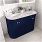 Hardwick 120CM 4 Door Double Bowl Basin Vanity Unit - Blue