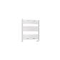 Wendover Curved Multirail 800 x 750 Gloss White