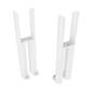 Imperia 2 Column Radiator Feet (pair) Gloss White