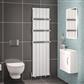 Mersey 1800 x 470 Aluminium Radiator Matt White