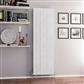 Mersey 1800 x 565 Aluminium Radiator Matt White