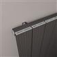 Mersey 1800 x 280 Aluminium Radiator Matt Anthracite