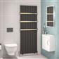 Mersey 1800 x 660 Aluminium Radiator Matt Anthracite