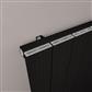 Mersey 1800 x 280 Aluminium Radiator Matt Black