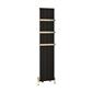 Mersey 1800 x 375 Aluminium Radiator Matt Black