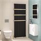 Mersey 1800 x 660 Aluminium Radiator Matt Black