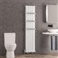 Trent 1800 x 375 Aluminium Radiator Matt White