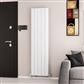 Trent 1800 x 470 Aluminium Radiator Matt White