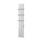 Derwent 1800 x 304 Dry Element Aluminium Radiator Matt White