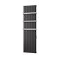 Derwent 1800 x 504 Dry Element Aluminium Radiator Matt Anthracite