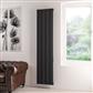 Derwent 1800 x 404 Dry Element Aluminium Radiator Matt Black