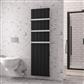 Derwent 1800 x 504 Dry Element Aluminium Radiator Matt Black