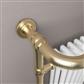 Isbourne 940 x 600 Brushed Brass / Gloss White