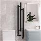 Portchester 1200 x 225 Radiator Matt Black