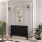 Imperia 3 Column Radiator 600 x 1145mm Matt Black