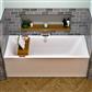 Portland Double Ended (DE) 1900 x 900 x 440mm 5mm Bath - White